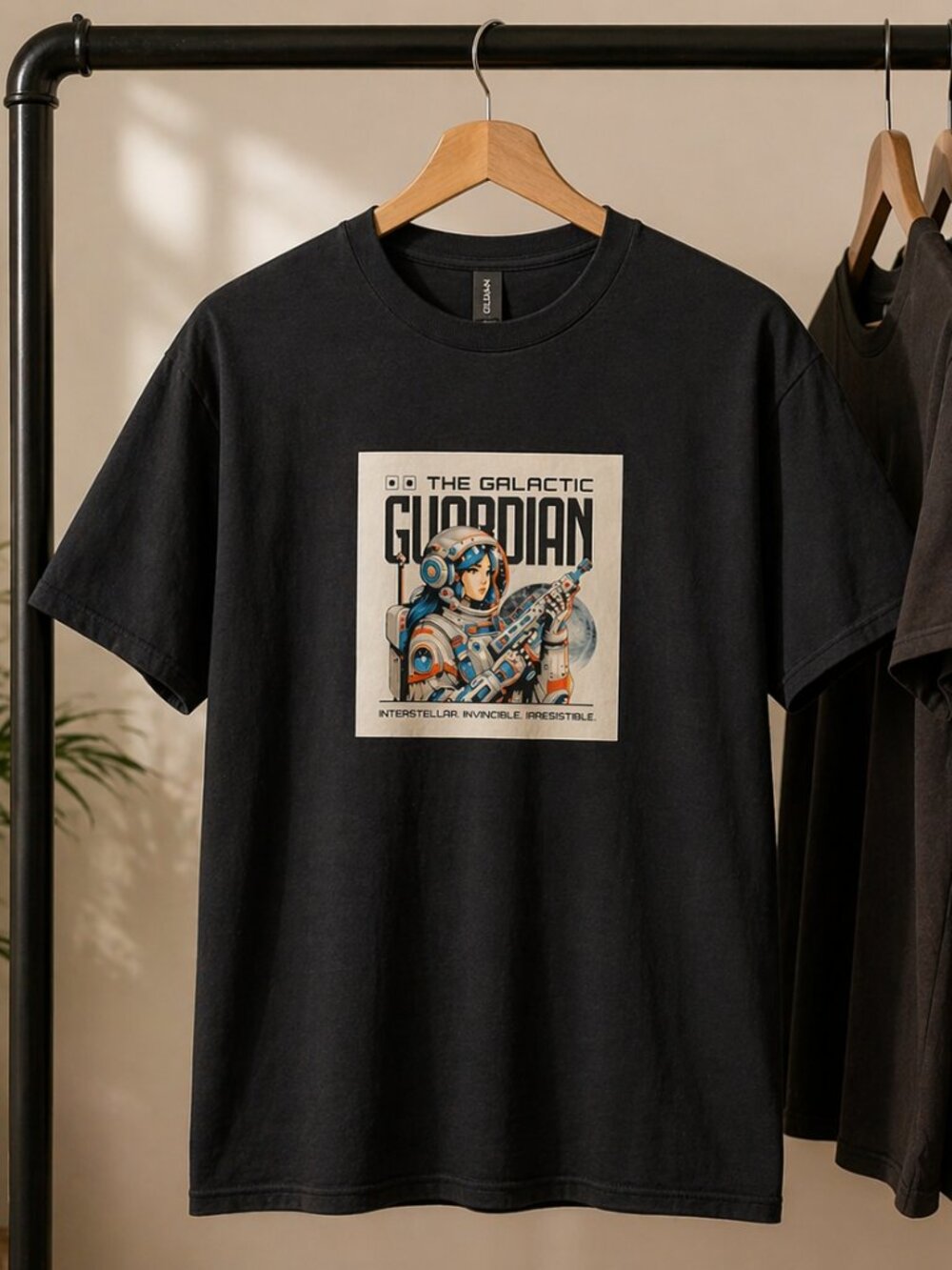 Sci-Fi The Galactic Guardian Shirt size S - Gildan Heavy Cotton